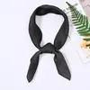 En Stock Bufanda Cuadrada de Satén de Seda de Color Sólido de 70 cm, Bufanda Cuadrada de Seda Artificial Estampada de Color Único, Accesorio para el Cabello de Ropa, Pañuelo Decorativo para la Cabeza, Se Puede Arrugar