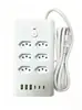 Producto Nuevo, Estándar Brasileño, Suministro Transfronterizo, Regleta Multifuncional USB+C de 3-4-5 Puertos con Cable