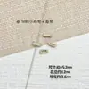 Aleación Gelatina Dos Tonos Corazón Cuentas Dulce Cuadrado Cuentas Sueltas Hecho a Mano DIY Cadena de Teléfono Móvil Material Accesorios Mayoreo