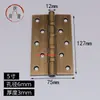 Dobradiça de Cobre Rolamento de Latão Pequena Dobradiça 2 Polegadas 3 Polegadas Dobradiça Estilo Chinês Armário Leve de Luxo Porta de Caixa Dobradiça de Porta Dobradiça Estilo Antigo