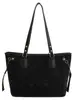 Bolso Cruzado de Hombro Retro Casual de Moda 2026 con Textura Simple y Gran Capacidad, Bolso Tote de Invierno Nuevo para Mujer