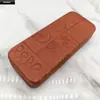 Estuche Cuadrado Grande para Gafas con Esquinas Redondeadas, Piel, Estuche para Gafas con Placa de Acero Hierro Resistente a la Presión, Adecuado para Gafas de Prescripción y Gafas de Sol
