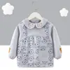 Babero infantil, delantal de alimentación para bebé, delantal impermeable de otoño e invierno, ropa protectora anti-suciedad para bebé, babero unisex para bebé, babero reversible