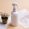 Frasco borrifador branco pequeno em formato de camundongo de 500ml, frasco borrifador de líquido, regador, borrifador de água para flores, frasco borrifador pequeno de pressão manual