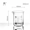 Vaso de precipitados shuniu al por mayor tipo bajo resistente a alta temperatura borosilicato 100/250ml500ml1000ml vaso de precipitados