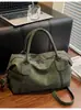 Bolso de mano retro de gran capacidad transfronterizo para mujer, nuevo modelo 2026, bolso tote simple, bolso versátil de hombro y cruzado