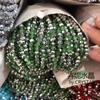 Cuentas Planas de Cristal de 4MM Cuentas de Vidrio de Cristal Cuentas de Cristal DIY Pulsera Collar Aretes Accesorios para el Cabello Accesorios