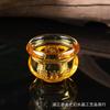 Tazón de Tesoro de Cristal al por Mayor, Tazón de Tesoro de Citrino, Artesanía Decorativa, Muebles para el Hogar, Mercancía de Mercado Translúcida