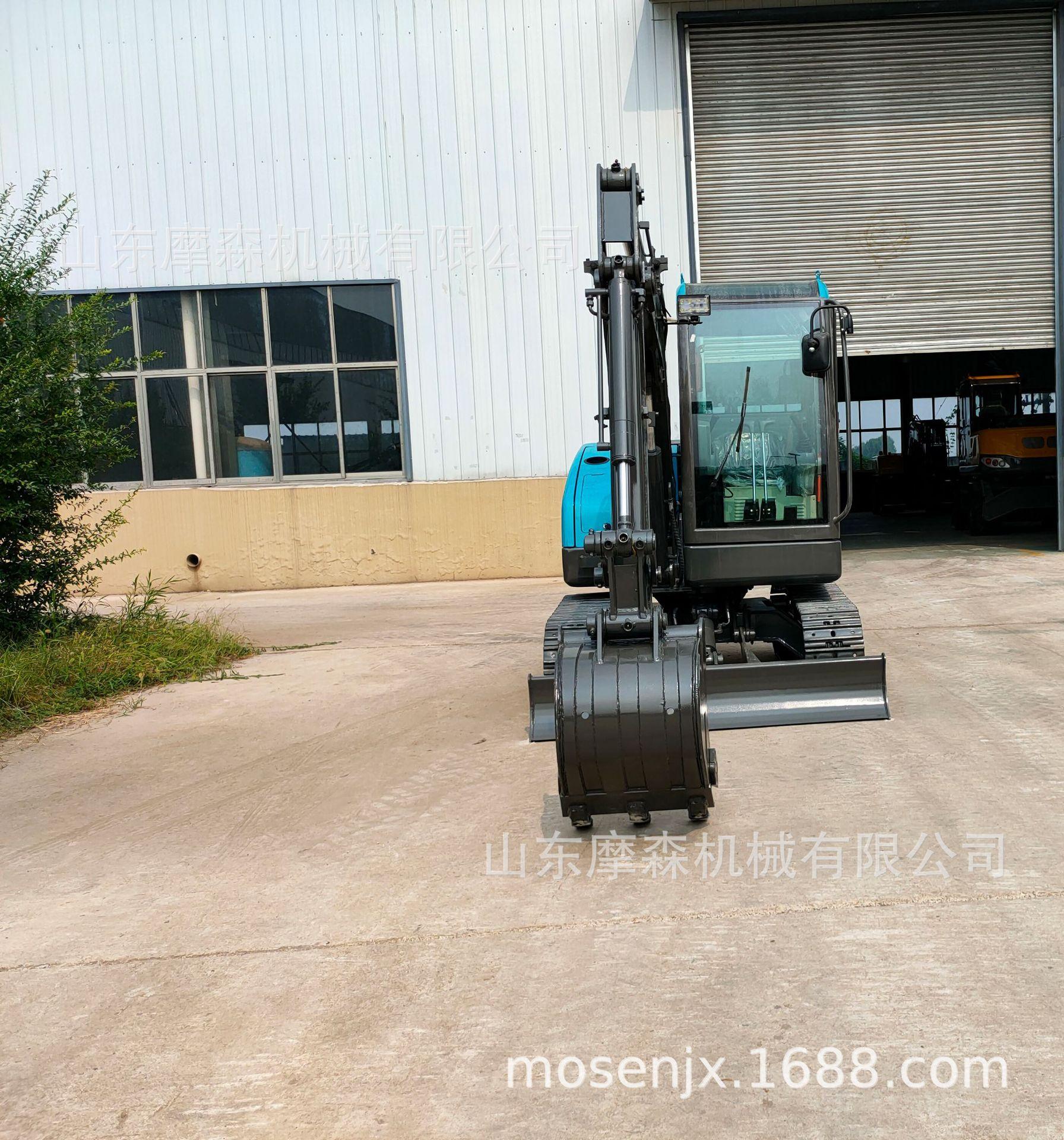 农林施工种树挖沟挖渠小型挖掘机