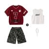 Ropa Hip Hop para Niños Talla Niños Hip Hop Calle Americana Niñas Verano Moderna Fresca Manga Corta Hip Hop Infantil Ropa de Moda