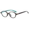 Nuevo retro estrella 2024 con nerd carey alto sentido ovalado marco pequeño gafas de montura europeas y americanas al por mayor