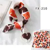 Moda Coreana 2020 Bufanda Pequeña Estampada de Seda Bufanda Cuadrada Pequeña Bufanda Decorativa Profesional para Mujer