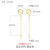 925 brincos de prata esterlina suporte vazio figura geométrica feminino novo japonês e coreano incrustado pérola diy orelha gancho linha brincos suporte vazio