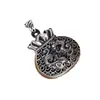 Bolsa de la Suerte Vintage Colgante de Plata para Mujer Plata de Ley 999 Colgante Personalizado de Carpa Collar Largo Dragón y Fénix Auspicioso Bolsa de Dinero Hueca