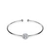 Pulsera de Plata 925 Pulsera de Moissanita Pulsera de Moissanita de Lujo con Bolsa Redonda para Mujer Venta Directa de Fábrica Transmisión en Vivo Douyin Direct