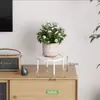 Creativo Soporte de Flores de Hierro Nórdico para Interiores, Soporte para Macetas de Plantas Verdes, Estante de Almacenamiento para Sala de Estar, Taburete Simple de Piso para Flores para Balcón