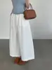 Taochuan O Essencial Desta Temporada! Calças Cropped Casuais Versáteis para Mulheres, Primavera e Verão, com Cintura Elástica, Simples, Largas e Soltas D50066