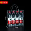 Bolsa Transparente de Mano PVC En Stock Bolsa de Regalo para Llevar a Mano Plástico Celebridad de Internet Souvenir Bolsa de Empaque Logo Otro