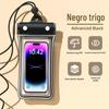Funda para teléfono móvil con pantalla táctil Impermeable Buceo Deriva Protector de pantalla Bolsa sellada transparente Natación Impermeable PVC Exterior Cordón