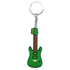 Serie de Guitarra Más Vendida Transfronteriza Llavero Colgante para Mochila Llavero Accesorios DIY Llavero de Goma Blanda de PVC Decoración