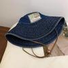 Sombrero de pescador vaquero de ala grande con diseño de oso para mujer, fino, para vacaciones, con protección solar, para mostrar la cara, pequeño.