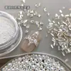 Rhinestones Irregulares de Fondo Plano para Uñas de Moda Zirconia Cúbica Trapezoidal Mixta 3D Perla Gota de Agua Decoración de Uñas Alta Calidad Venta al por Mayor