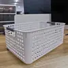 Caja de Almacenamiento Hueca de Escritorio para el Hogar, Bocadillos, Juguetes, Cesta de Almacenamiento de Plástico, Cesta de Almacenamiento Estilo Japonés, Dormitorio, Cocina