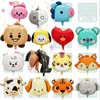 Globos de papel de aluminio con cabeza de animal linda estilo caricatura, nuevos, transfronterizos, decoraciones y suministros para fiestas de cumpleaños de niños y bebés