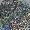 Ventas Directas de Fábrica Lentejuelas Láser Ultra Delgadas Deslumbrantes para Uñas Maquillaje de Escenario Piezas Reflectantes de Colores Polvo de Brillo Decoración de Escenario