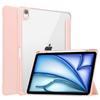 Funda Protectora Transparente Adecuada para Tableta Apple iPad Air11 70% de Descuento Ranura para Lápiz Carcasa Dura Funda Protectora de 11 Pulgadas Air6