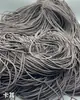 Gomas de Pelo Hexagonales Delgadas de Alta Elasticidad de 2 mm Bandas de Goma Accesorios para el Cabello Cuerda de Mano No Necesita Atar Cordones de Zapatos