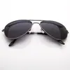 Spot Pilot Retro Metal Sapo Espelho 3025 Óculos de Sol Cinza Óculos de Sol Homens e Mulheres Óculos Atacado