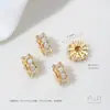 Retenção de cor forte banhado a ouro 14K prata esterlina zircônia conta cristal espaçador fio DIY feito à mão pulseira de pérolas acessórios de joia