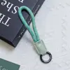 Nuevo Cordón para Teléfono Móvil de Cuero PU Empalmado de Huayang, Cordón para Teléfono Móvil de Cuerda Trenzada Colorida, Correa para Botella de Agua con Llavero
