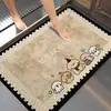 Tapete de Chão de Lama Diatomácea Antiderrapante de Desenho Animado Resistente a Arranhões Desgastável Resistente a Manchas Tapete para Pés Hall de Entrada Resistente à Sujeira Lavável Tapete de Chão para Porta de Entrada