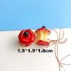 Simulación tridimensional fresa manzana resina accesorios pegamento crema diy funda para teléfono móvil accesorios para el cabello hebilla para zapatos pegatinas para refrigerador pegatinas para aretes