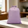 Bolsas de veludo com cordão personalizadas para armazenamento de joias transfronteiriço, bolsas de tecido de veludo, pequenas bolsas de presente com cordão