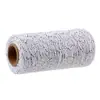 Cuerda de algodón de 2 mm de doble color decoración de fiesta navideña paquete de caja de regalo hilo de algodón para zongzi cuerda de algodón gruesa de 2 mm de color