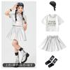 Ropa de Hip-Hop y Jazz para Niñas, Conjuntos Modernos de Hip-Hop y Street Dance para Niños, Atuendos Geniales y con Estilo de Moda Callejera para Niñas para Actuaciones en Escenario