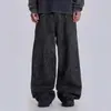 Tendencias de Moda Callejera Europea y Americana Jeans Casuales de Pierna Recta con Estampado de Leopardo Harajuku para Hombres y Mujeres, Nueva Ropa de Invierno Transfronteriza