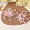 Atmósfera Original de Principios de Primavera Flor de Cuentas de Arroz Hada Racimo de Flores Accesorios de Clip Lateral Pin de Zapato Pendientes Estilo Fresco DIY
