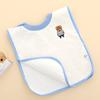 Toalla de Lavar para Niños Bebé Impermeable Anti-Suciedad Resbaladiza Multifuncional Babero de Comedor para Bebé Cepillo para Lavar la Cara Cepillo Babero