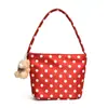 Bolso de Nylon de Lunares de Nicho Súper Popular para Mujer 2024 Nuevo Bolso Versátil de Hombro y Axila para Salir al Trabajo Bolso Pequeño