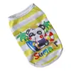 Ropa de Perro para Mascota Verano Delgado Teddy Corgi Perro Pequeño Cachorro Gato Primavera y Otoño Estampada Dibujos Animados Chaleco