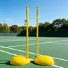 Postes de red de bádminton estándar de ABS, soporte de red de bádminton multifuncional, soporte inflable portátil para voleibol y tenis, móvil