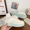 Zapatos Blancos de Suela Gruesa, Transpirables, Nuevo Estilo Otoño 2026, Zapatos Artísticos, Diseño de Nicho, Tenis Deportivos para Estudiantes para Mujer