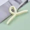 Pinza para el pelo de Cross esmerilado estilo coreano ins para Otoño e Invierno Pinza Elegante Pinza de Acrílico Color Caramelo Simple Accesorios para el Cabello
