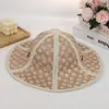 Chapéu de Sol de Palha Dobrável Portátil Moda Verão Exterior Proteção Solar Bolinhas Chapéu de Sol Casual Chapéu de Pesca Feminino