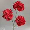 Casamento Estilo Chinês Estilo Vermelho Decoração de Guia de Estrada Arranjo de Flores Artificiais Flor de Teto Cerimônia de Noivado Arranjo de Banquete Arte com Flores Artificiais de Casamento