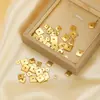 Acero Inoxidable Chapado al Vacío Cuentas Cuadradas de 4-8 mm Espaciador DIY Versátil Accesorios para Joyería de Collares Pulseras Venta al por Mayor